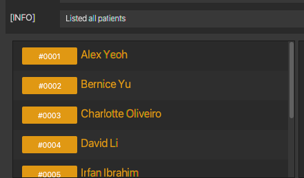 Patient List Example